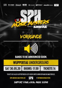 SPH Music Masters Vorrunde Wuppertal @ UNDERGROUND Event-Floor